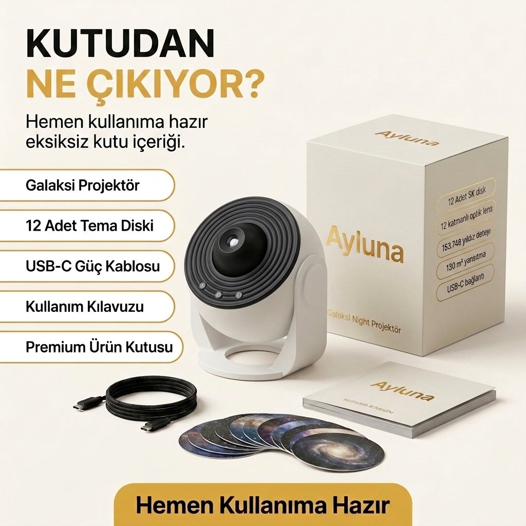 Ayluna Galaksi Night Projektör