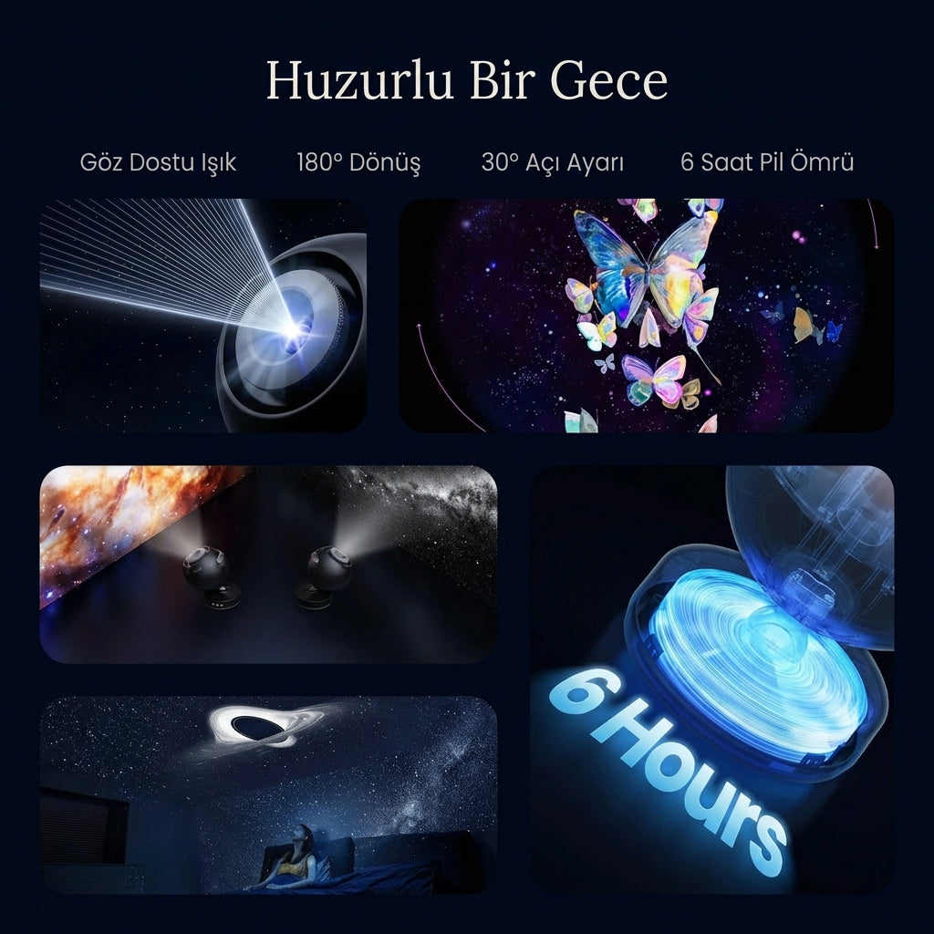 Ayluna Galaksi Night Projektör