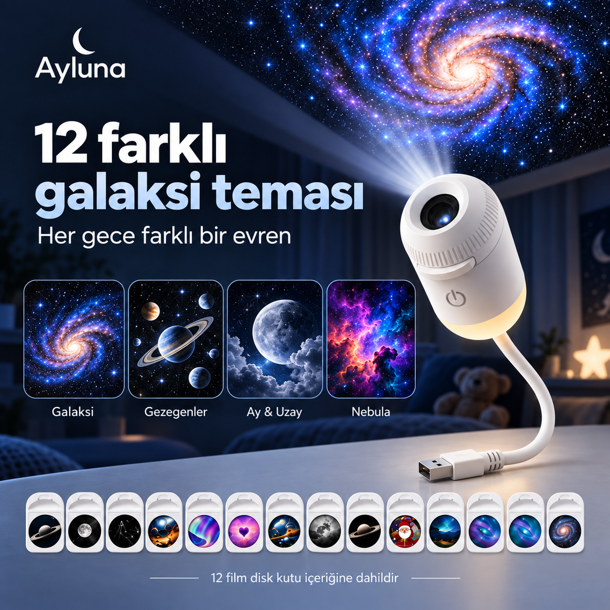 Galaxy Usb Projektör