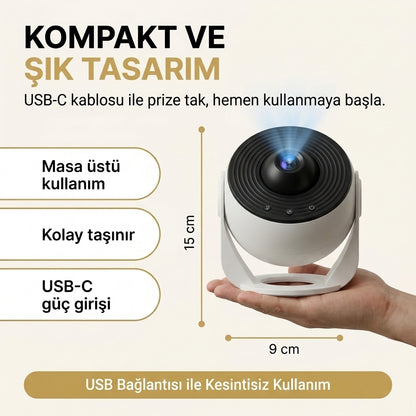 Ayluna Galaksi Night Projektör