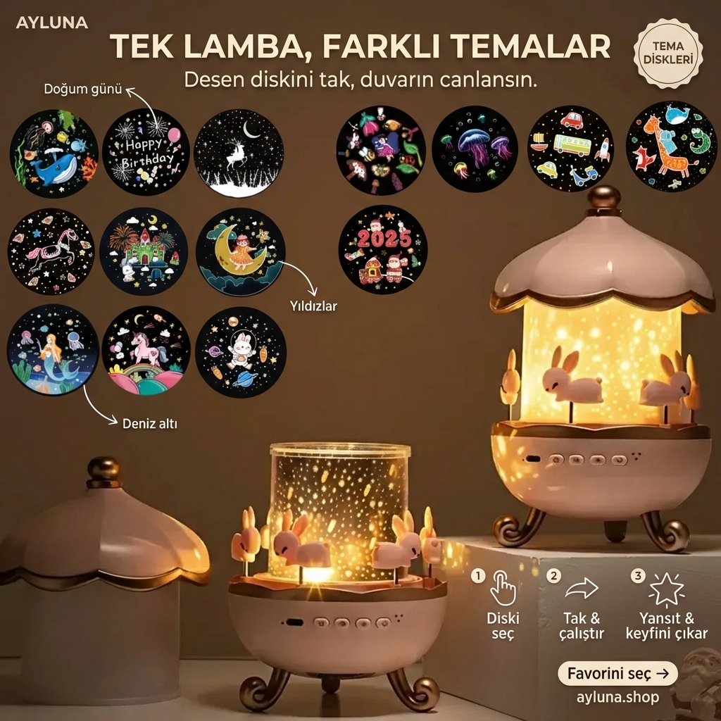 LunaDream Gece Lambası