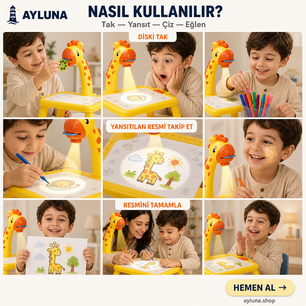 Eğitici Akıllı Çizim Tahtası