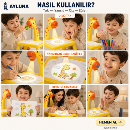 Eğitici Akıllı Çizim Tahtası